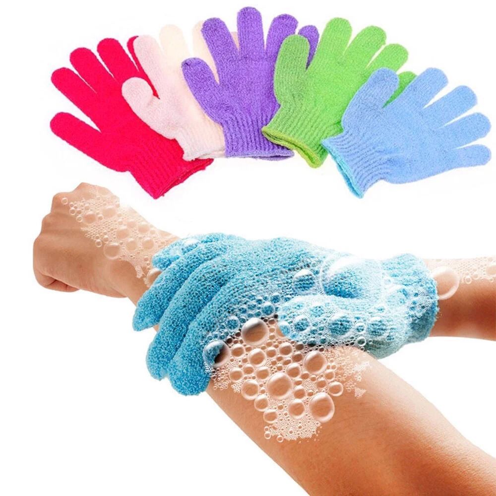 Găng Tay Tắm Tẩy Tế Bào Chết Đa Năng Chống Trượt Làm Sạch, Làm Sáng Da BATH GLOVE Body Scrubber Glove