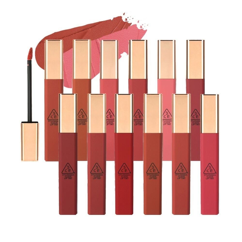 Son Kem Siêu Lì, Mịn Môi 3CE Cloud Lip Tint 4g