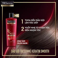 Dầu Gội TRESemmé Keratin Smooth Vào Nếp Suôn Mượt 450gr