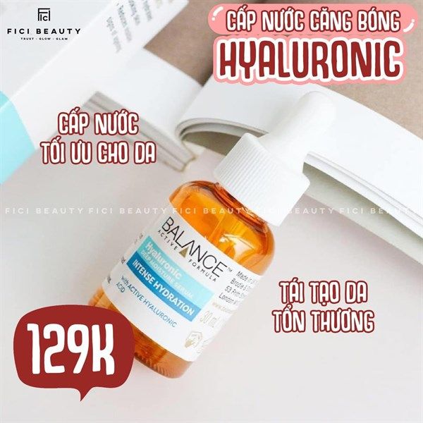 Tinh Chất Cấp Nước Dưỡng Ẩm Balance  Active Formula Hyaluronic Deep Moisture Serum 30ml