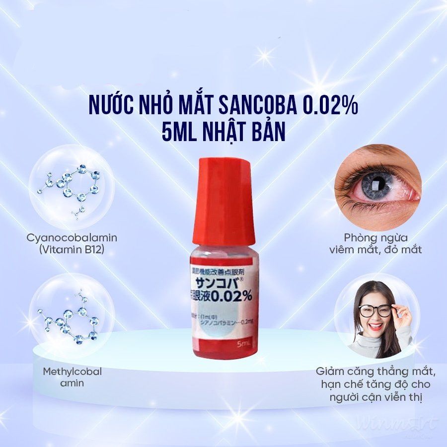 Thuốc Nhỏ Mắt Cận Nhật Sancoba 0.02%