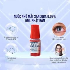 Thuốc Nhỏ Mắt Cận Nhật Sancoba 0.02%