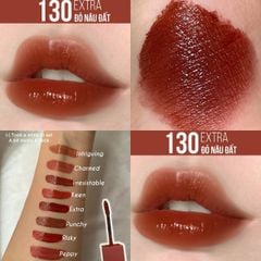 Son Bóng Maybelline 130 Extra - Đỏ Nâu Đất 4.2ml