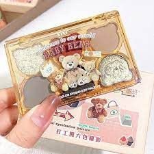 XIXI Bảng Phấn Mắt 6 Ô Work Bear 6 Color Eyeshadow Palette