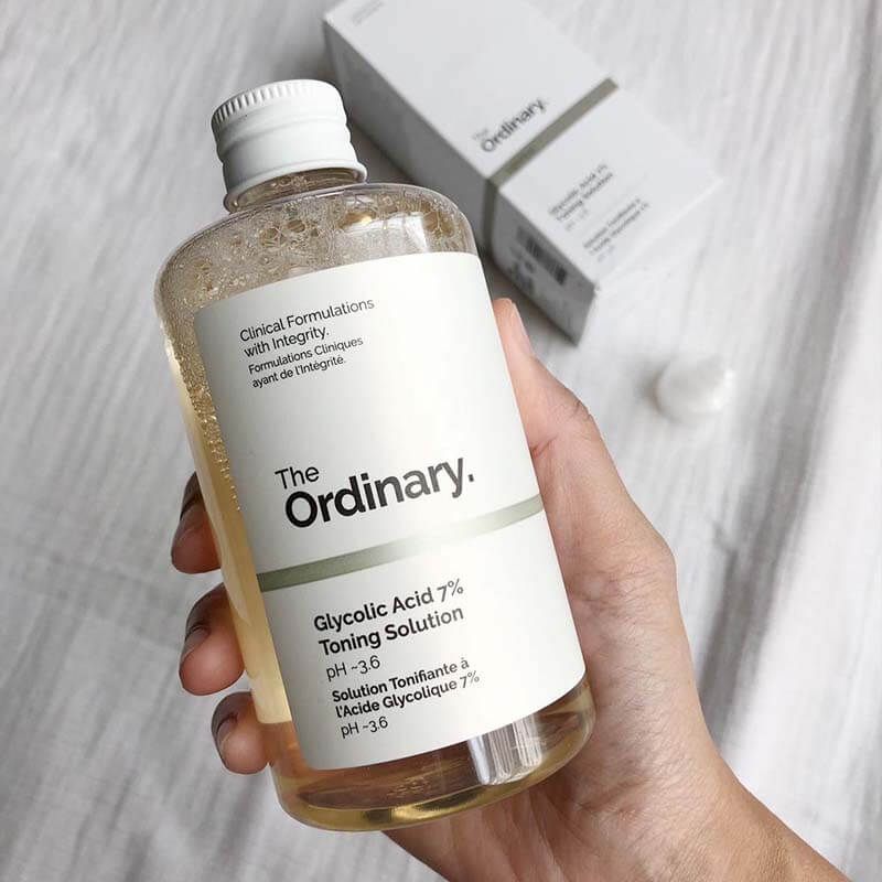 Nước Hoa Hồng Tẩy Tế Bào Chết, Dưỡng Sáng Đều Màu Da The Ordinary Glycolic Acid 7% Toning Solution 240ml