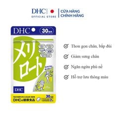 Viên Uống Hỗ Trợ Giảm Mỡ Đùi DHC Melilot Diet Supplement - 60 viên/30 ngày