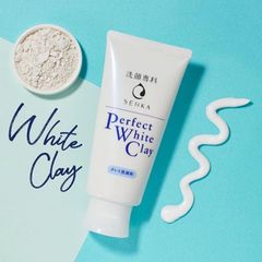 Sữa Rửa Mặt Đều Màu Mướt Mịn Senka Perfect Whip White Clay 120g