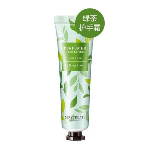 Kem Dưỡng Cấp Ẩm & Dưỡng Trắng Da Tay MAYCREATE 30g - Green Tea (Hương Trà Xanh)