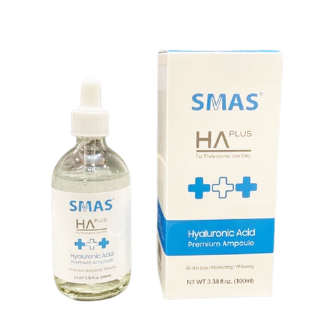 Serum Hỗ Trợ Dưỡng Ẩm Sáng Da SMAS HA Plus Hyaluronic Acid Premium Ampoule 100ml