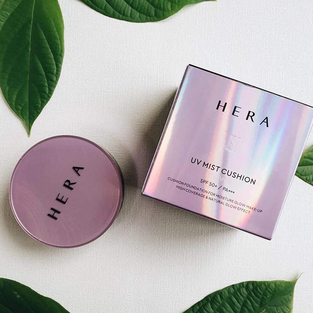 Phấn Nước Chống Nắng Kiềm Dầu Hera UV Mist Cushion 15gx2 (Tặng Kèm Lõi) #C21 Vanilla