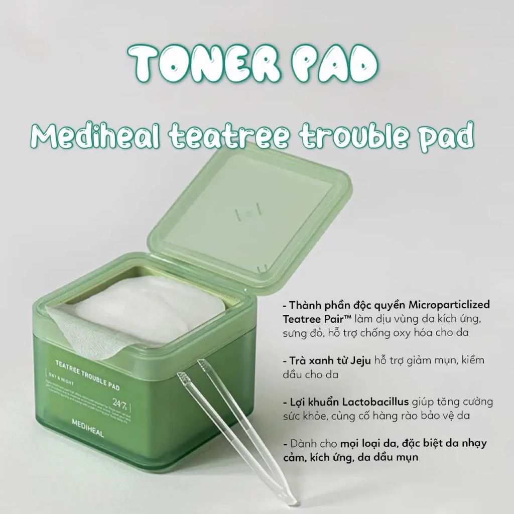 Toner Pad Mediheal 100 Miếng