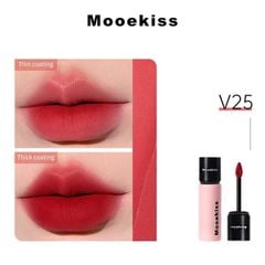 Son Môi Mooekiss Chất Nhung Bùn Lì Dưỡng Ẩm Mềm Mịn Lâu Trôi
