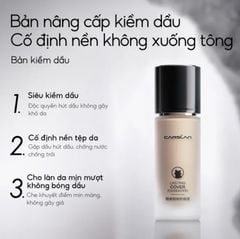 Kem Nền Carslan Dạng Lỏng Kiểm Soát Dầu Lâu Trôi Chống Thấm Nước Suốt 24h 30g