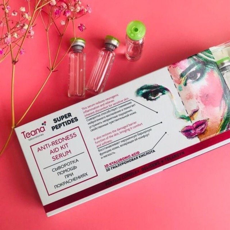 Serum Teana Giảm Đỏ, Viêm & Phục Hồi Da Nhạy Cảm 2ml x 10 Ống