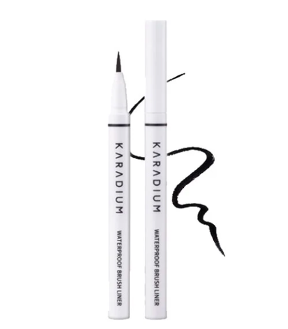 Bút Kẻ Mắt Nước Chống Trôi KARADIUM Waterproof Brush Liner - Tone Black - ĐEN