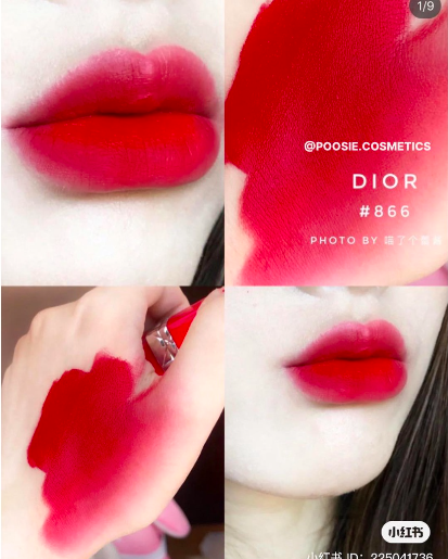 Son Kem Dior Rouge Ultra Care Liquid - 866 Romantic - Tone Đỏ Cherry