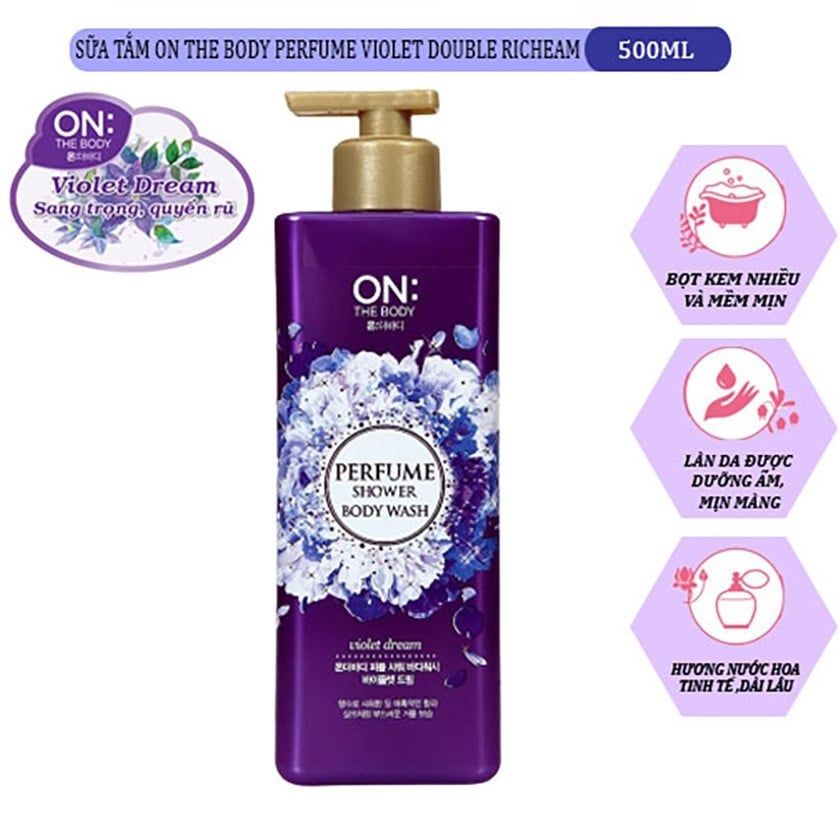 Sữa Tắm On: The Body Dưỡng Ẩm Perfume Shower Body Wash 500ml