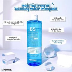 Nước Tẩy Trang Phục Hồi Cho Da Nhạy Cảm Pretty Skin B5 Cleansing Water 500ml