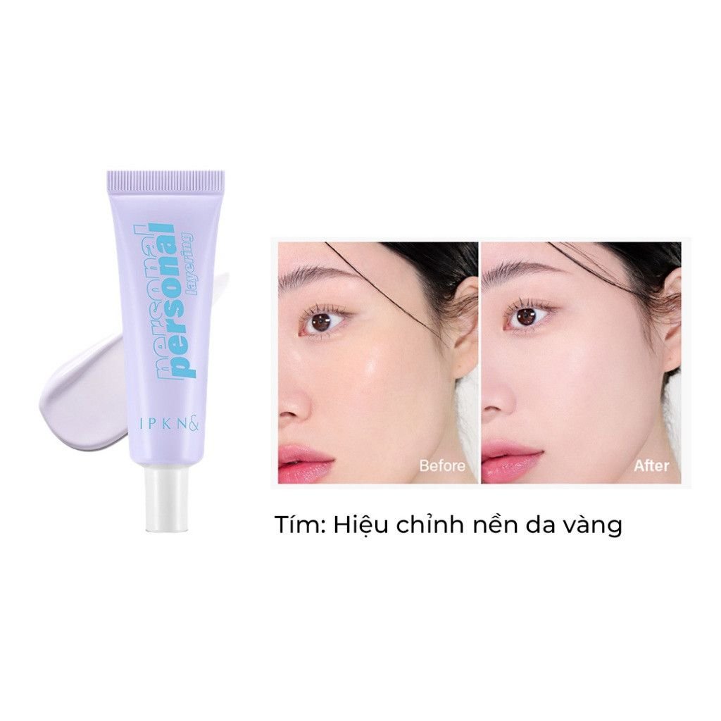 Kem Lót IPKN Personal Correcting Base X Personal Basea Nâng Tone Hiệu chỉnh Sắc Tố  25gr