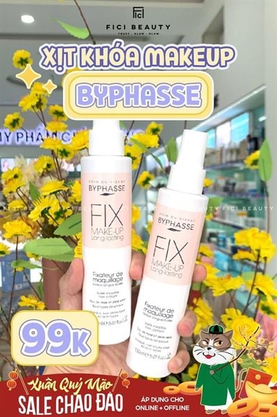 Xịt Khoá Nền Byphasse Fix Make-up Long Lasting 150ml