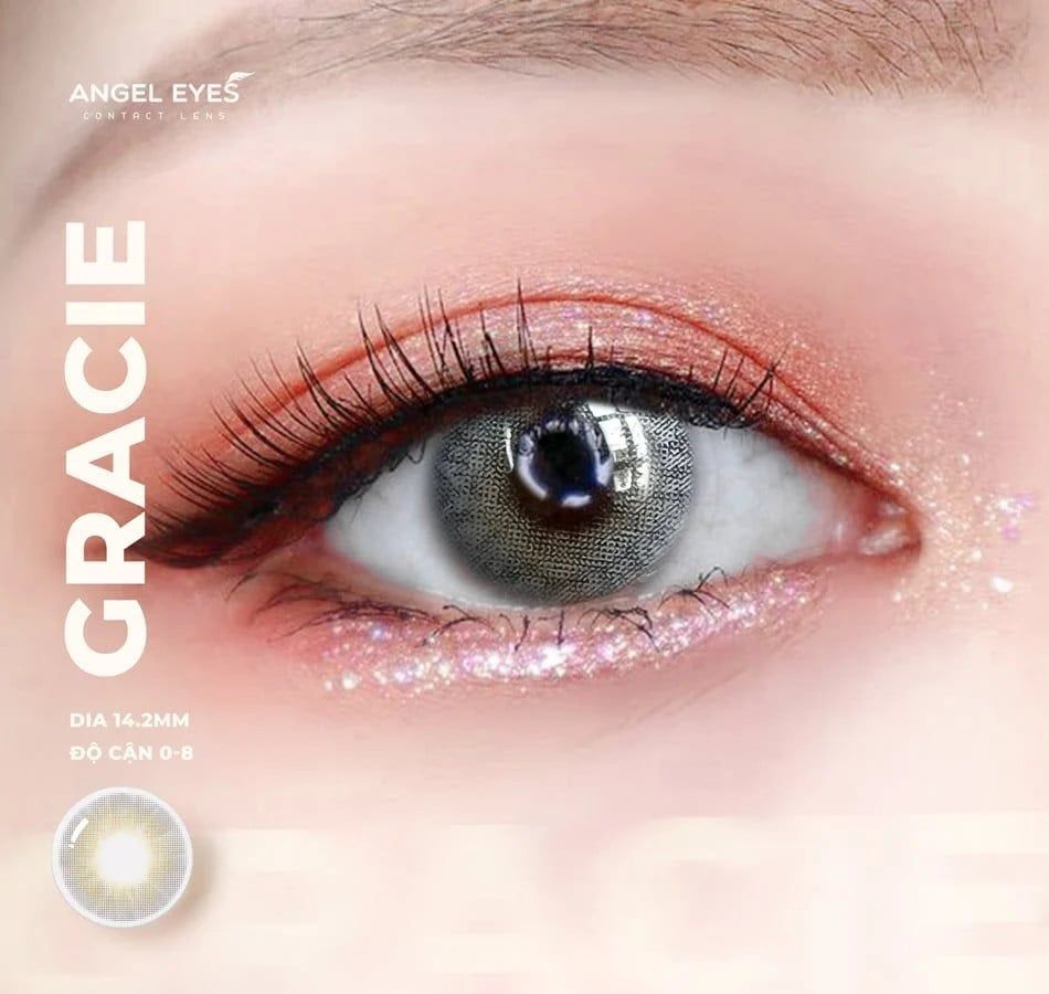 Lens 1 Ngày Angel Eyes Hàn Quốc - Độ cận 0 độ