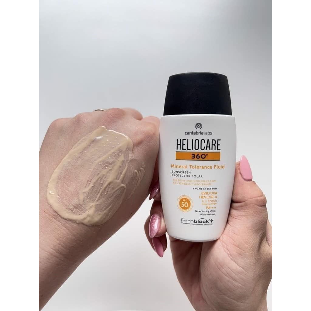 Kem Chống Nắng Nâng Tone HELIOCARE 360 Mineral Tolerance Fluid 50ml - MỌI LOẠI DA, DA NHẠY CẢM, DA SAU XÂM LẤN