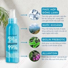 Xịt Khoáng Compliment Cấp Ẩm Tức Thì, Làm Dịu Làn Da, Khóa Nền Makeup 200ml ( Màu Xanh)
