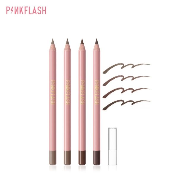 Chì Kẻ Chân Mày Mềm Mịn, Không Thấm Nước PINKFLASH Waterproof Easy Eyebrow Pencil PFE02 - Tone 03 Chocolate Brown