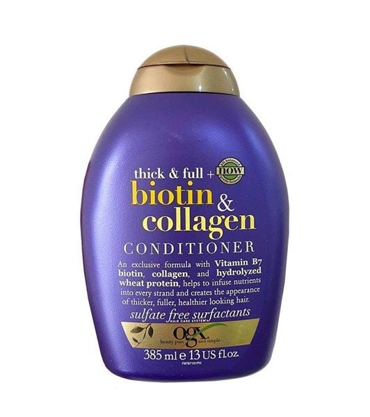 Dầu Xả Dưỡng Tóc Bồng Bềnh & Chắc Khỏe OGX Thick & Full + Biotin & Collagen Conditioner 385ml