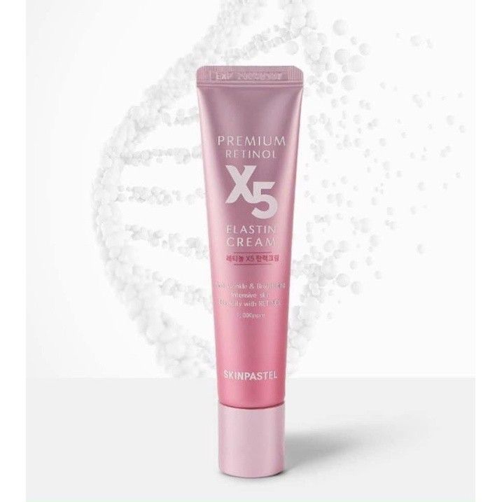 Kem Dưỡng Trắng Chống Lão Hóa SkinPastel Premium Retinol X5 Elastin Cream 30ml