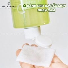 Nước Tẩy Trang Trị Mụn Chiết Xuất Rau Má PRETTYSKIN The Jeju Cica Cleansing Water 500ml