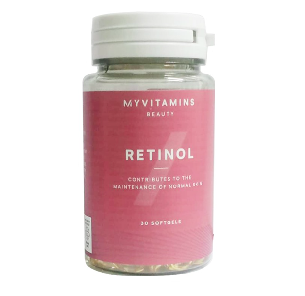 Viên Uống Hỗ Trợ Trẻ Hoá Da & Ngừa Mụn Myvitamins Beauty Retinol Softgel - 30 Viên