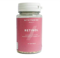 Viên Uống Hỗ Trợ Trẻ Hoá Da & Ngừa Mụn Myvitamins Beauty Retinol Softgel - 30 Viên