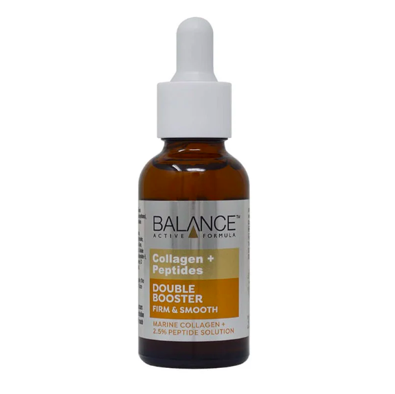 Tinh Chất Dưỡng Ngăn Ngừa Lão Hóa, Giảm Nếp Nhăn Balance Active Formula Collagen + Peptides Double Booster 30ml