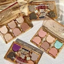 XIXI Bảng Phấn Mắt 6 Ô Work Bear 6 Color Eyeshadow Palette