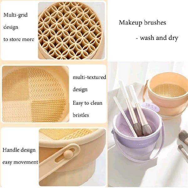 Dụng Cụ Vệ Sinh Cọ/mút makeup (giỏ)