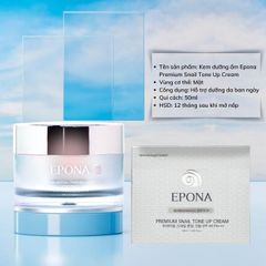 Kem Dưỡng Trắng Da, Nâng Tông Chiết Xuất Ốc Sên EPONA Premium Snail Tone Up Cream SPF 40/ PA++ 50ml