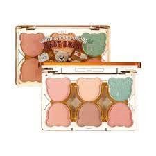 XIXI Bảng Phấn Mắt 6 Ô Work Bear 6 Color Eyeshadow Palette