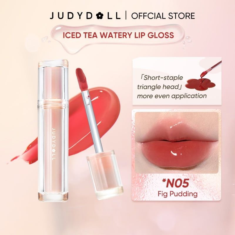 Son Tint Bóng Judydoll Iced Tea Watery Lip Gloss 1.8g
