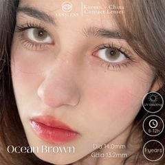 Lens Thời Trang DOUYIN (Cặp) - Ocean Brown