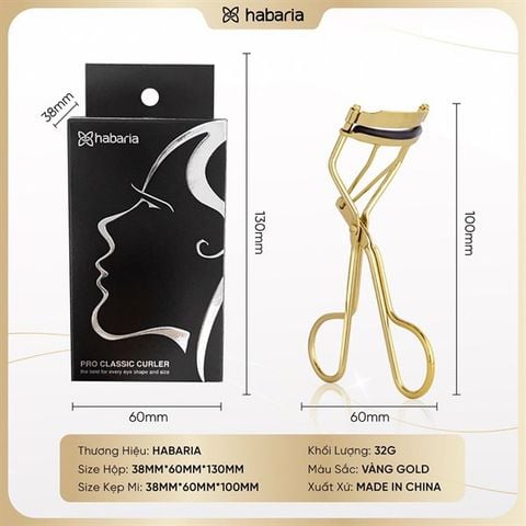 Bấm Mi Habaria Pro Lash Curler