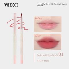 Chì Kẻ Viền Môi Định Hình Môi, Chống Thấm Nước, Lâu Trôi VEECCI
