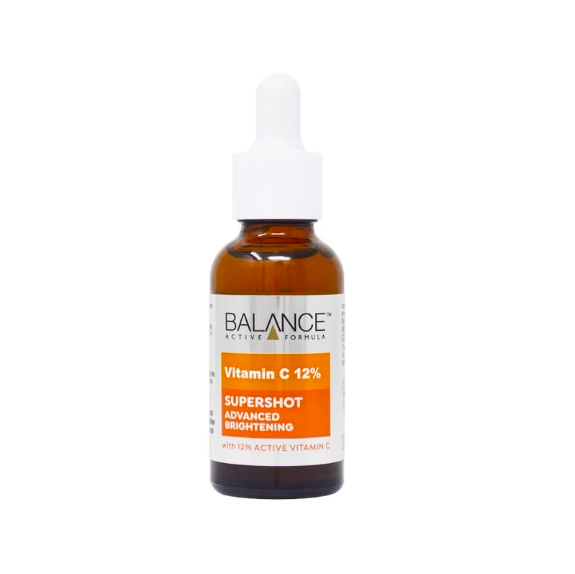 Tinh Chất Sáng Da, Mờ Thâm Mụn, Giảm Thâm Nám Balance Active Formula 12% Vitamin C Supershot 30ml