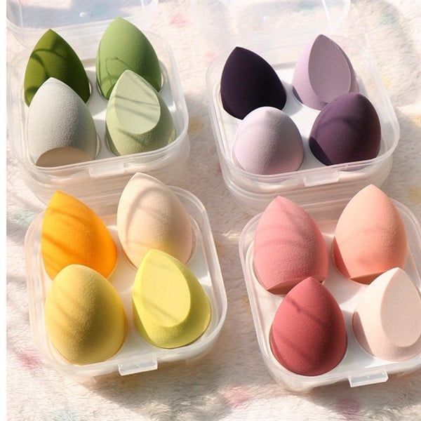 Set 4 Bông Mút Tán Kem Nền