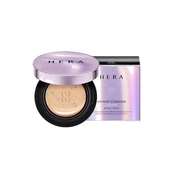 Phấn Nước Chống Nắng Kiềm Dầu Hera UV Mist Cushion 15gx2 (Tặng Kèm Lõi) #C21 Vanilla