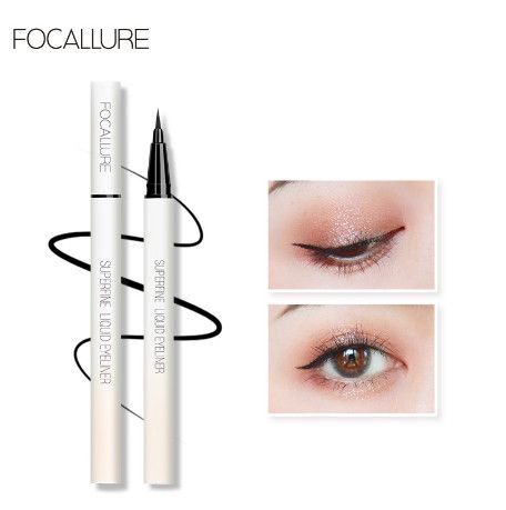 Bút Kẻ Mắt Dạng Lỏng Chống Thấm Nước Nhanh Khô FOCALLURE Superfine Liquid Eyeliner FA91 - Tone 01 Black