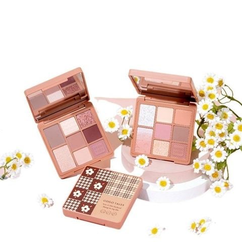 Bảng Phấn Mắt 8 Màu Gogo Tales Retro Mist Eyeshadow Palette GT348