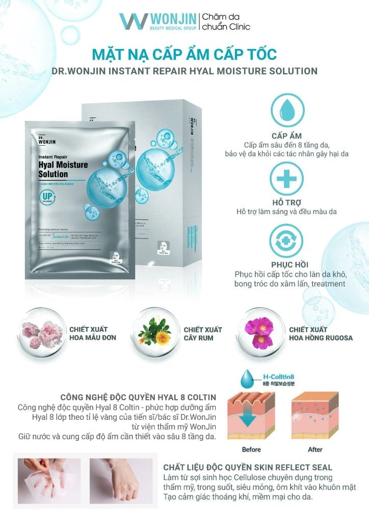Mặt Nạ Dr Wonjin Instant Repair Solution