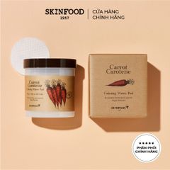 Bông Dưỡng Cấp Ẩm Chiết Xuất Cà Rốt Làm Dịu Mát Làn Da Carrot Carotene Calming Water Pad 250g (60 miếng)