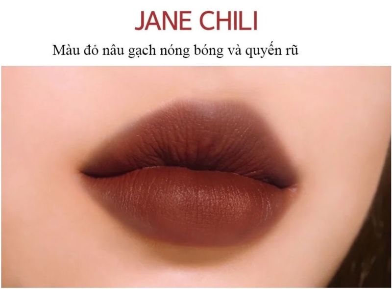 Son Kem Lì, Siêu Mịn Môi MERZY Bite The Beat Mellow Tint - M2 Janechili - ĐỎ NÂU GẠCH